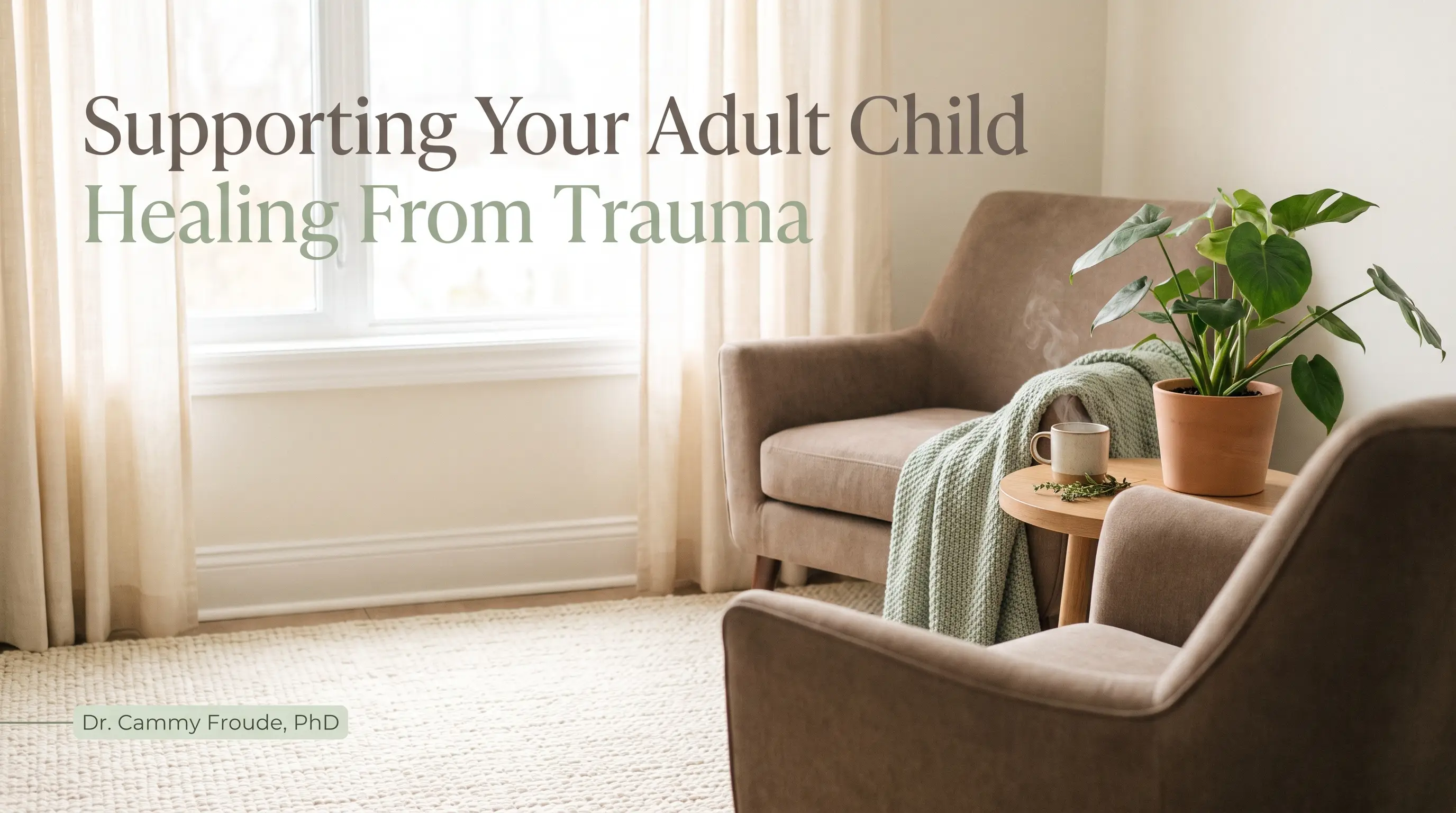 Supporting your adult child healing from trauma, Dr. Cammy Froude, PhD