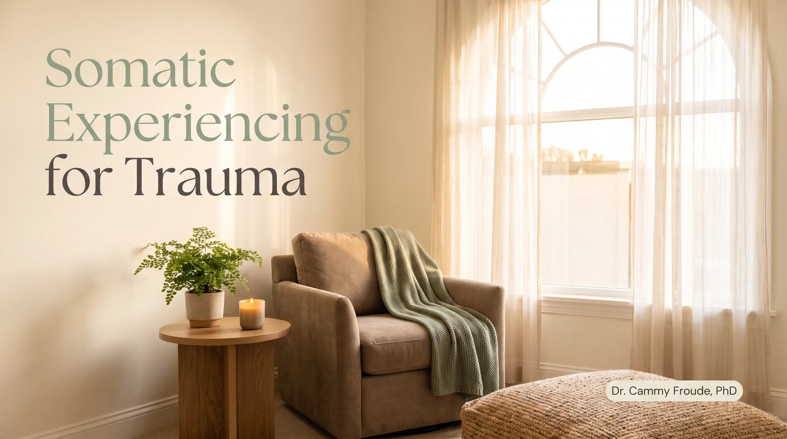Somatic experiencing trauma therapy with Dr. Cammy Froude, PhD, San Francisco