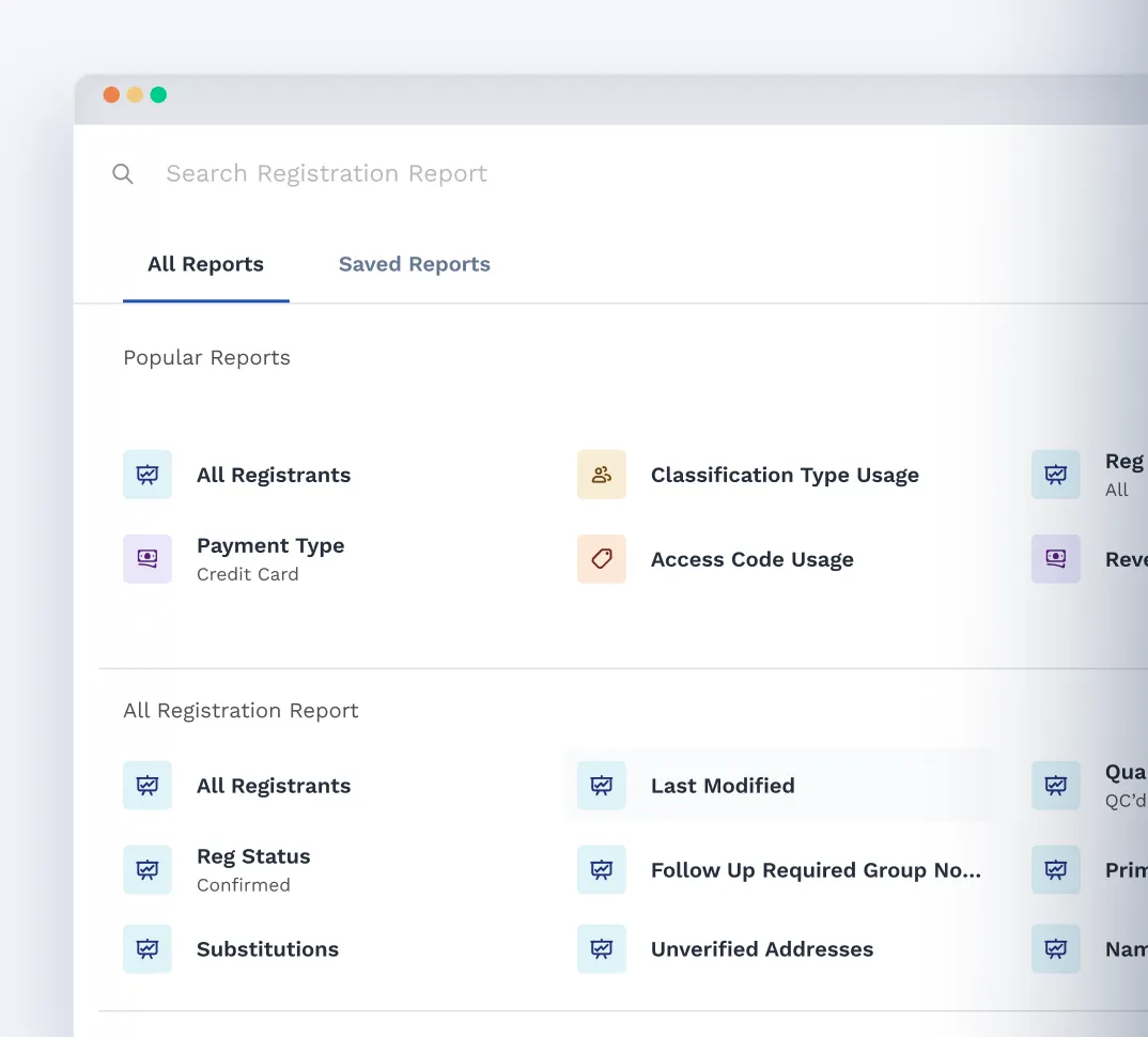 With Swapcard’s online event registration software, you can integrate with a website or email, customize with your brand, and get real-time ticket updates