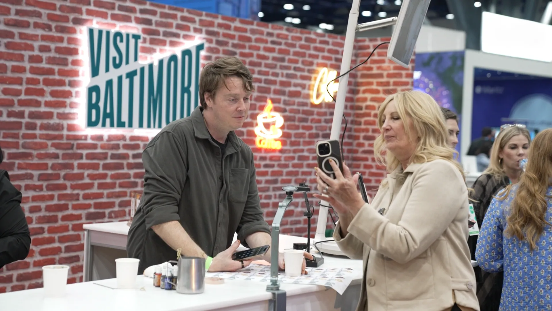 Event participants networking