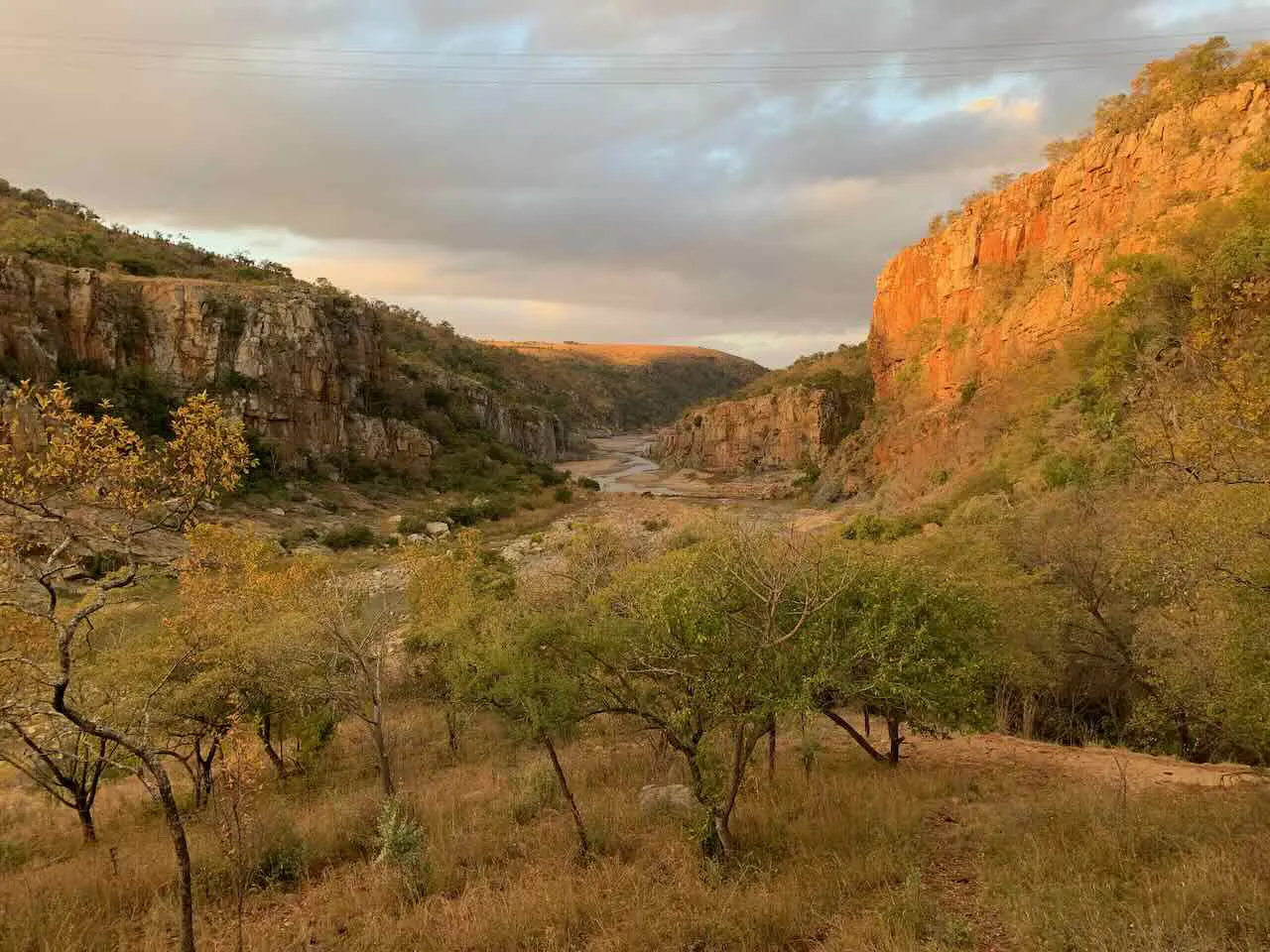 Looking down the Wit Umfolozi River