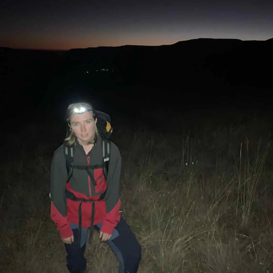 The face that shows the end of a LONG day