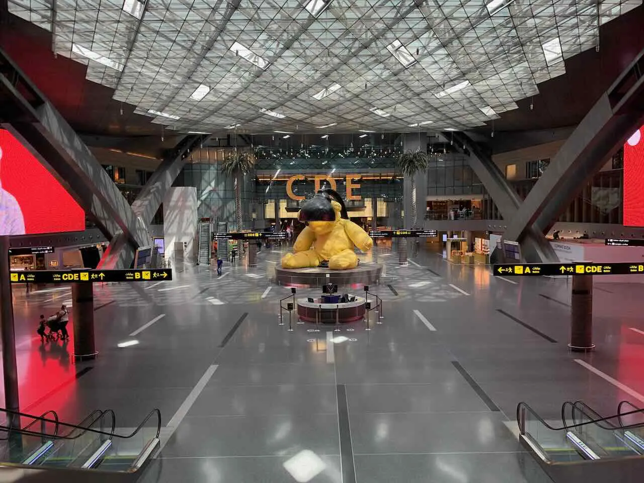 Doha Intl. was a desolate desert in the pandemic.