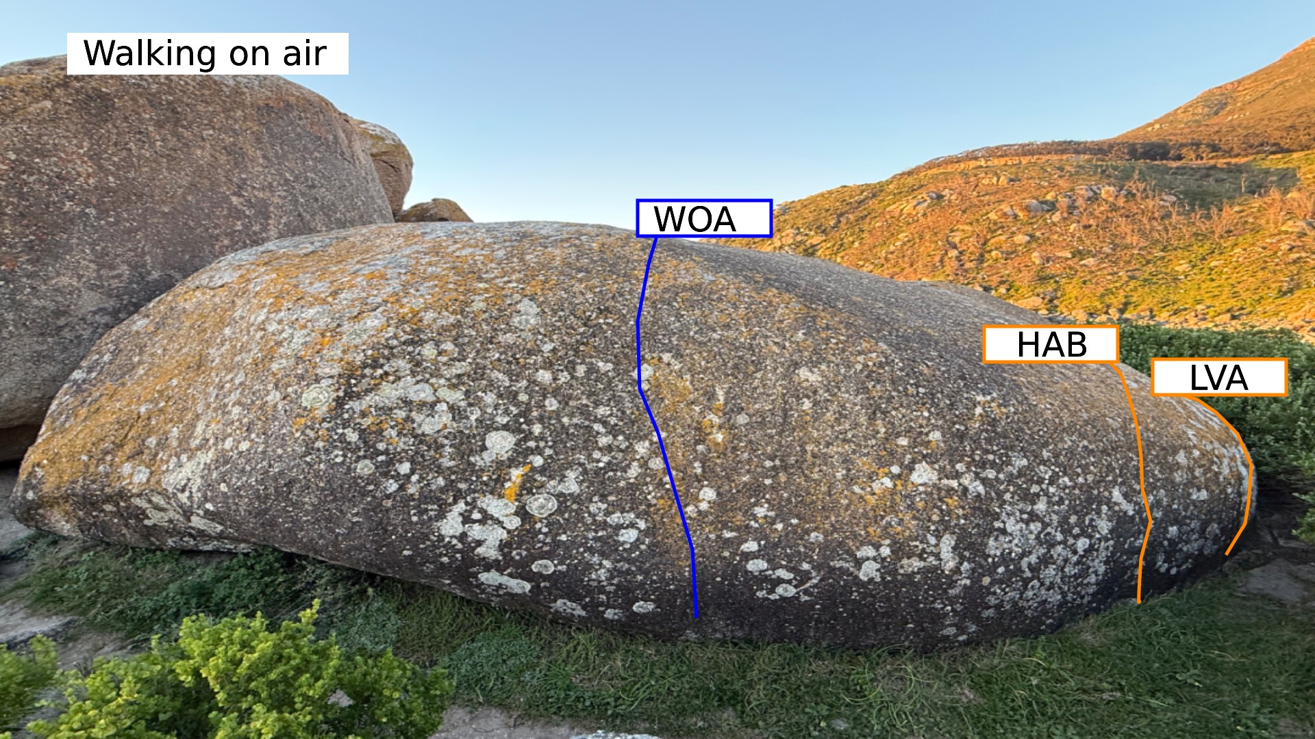Slabby Granite Boulder