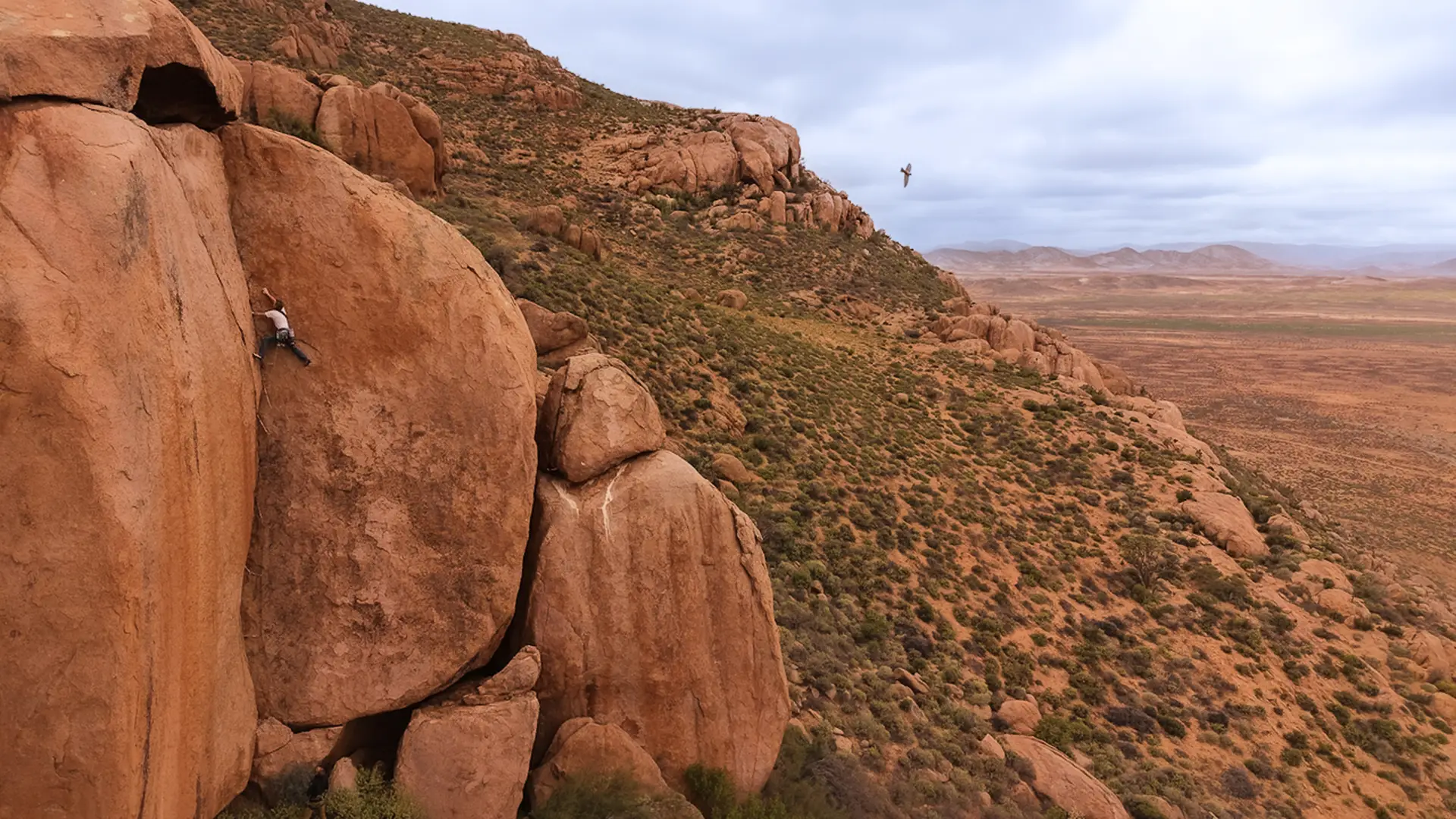 Clinton Martinengo exploring new routes in The Richterseld