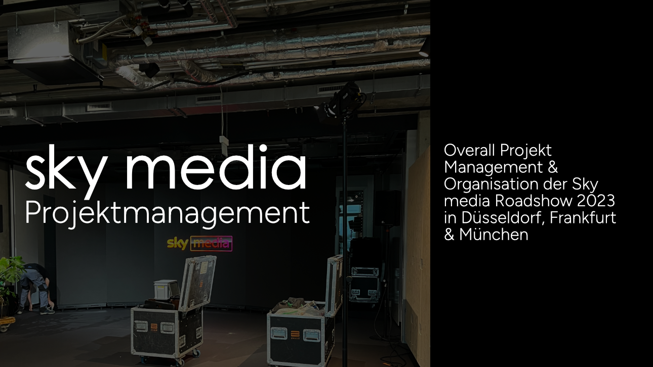 sky media Roadshow Projektmanagement