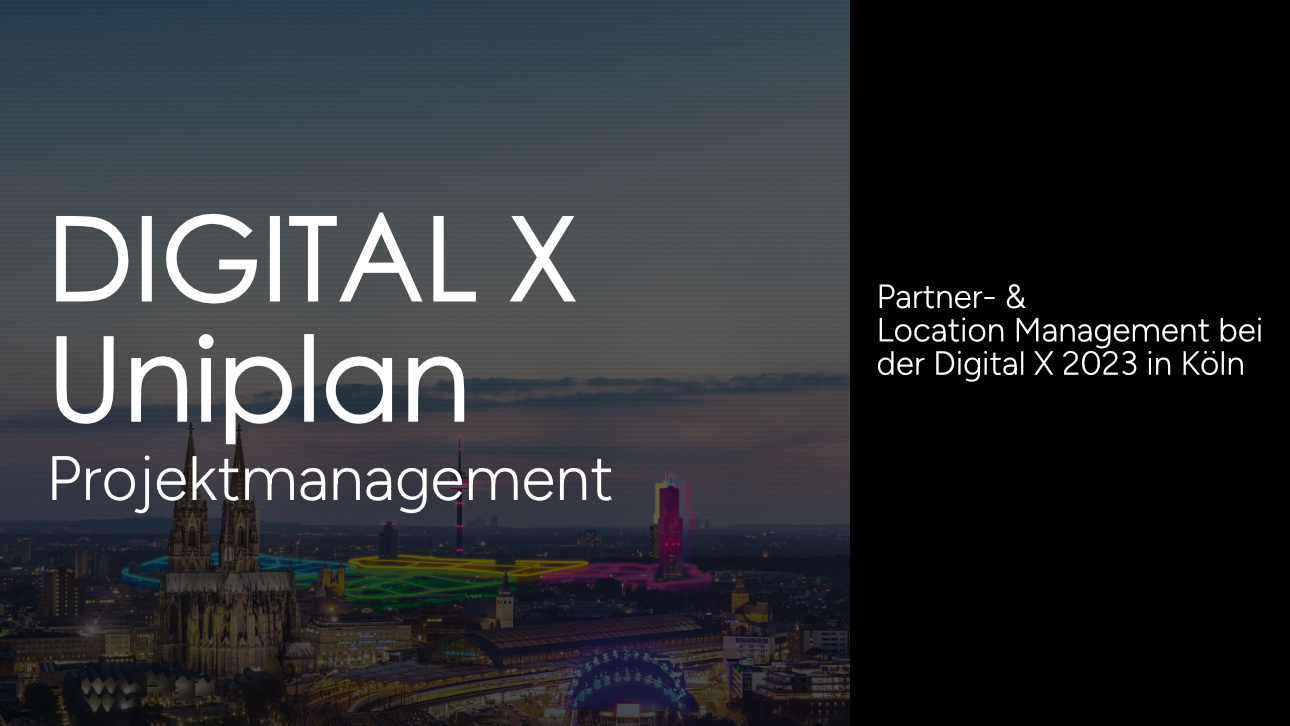 Digital X 2023 Telekom / Uniplan Projektmanagement Organisation