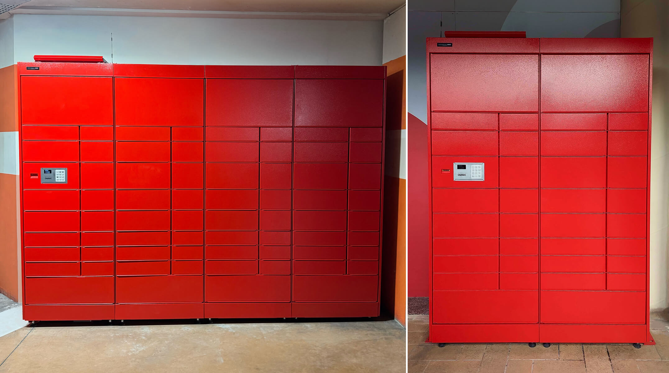 Central monitoring view showing the status of every locker in real time