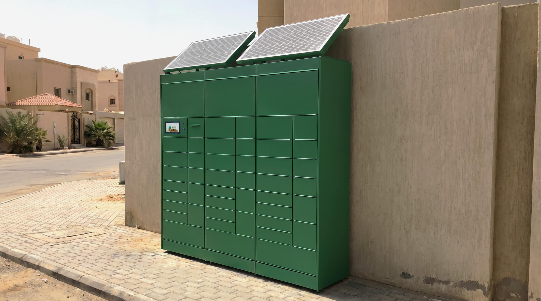Central operations view of the national locker network in real time
