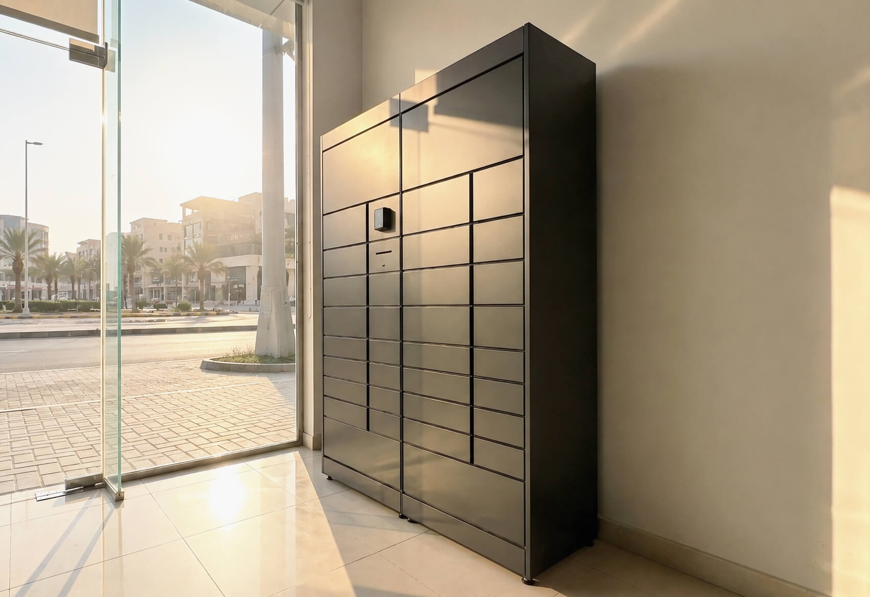 Climate-adapted locker built for 50°C-plus summer temperatures