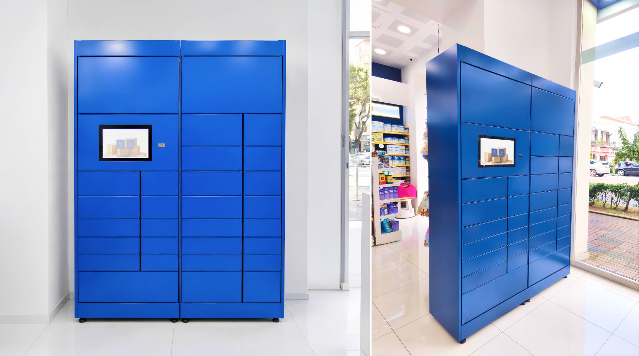Pharmacy-specific locker configuration built for a client outside logistics