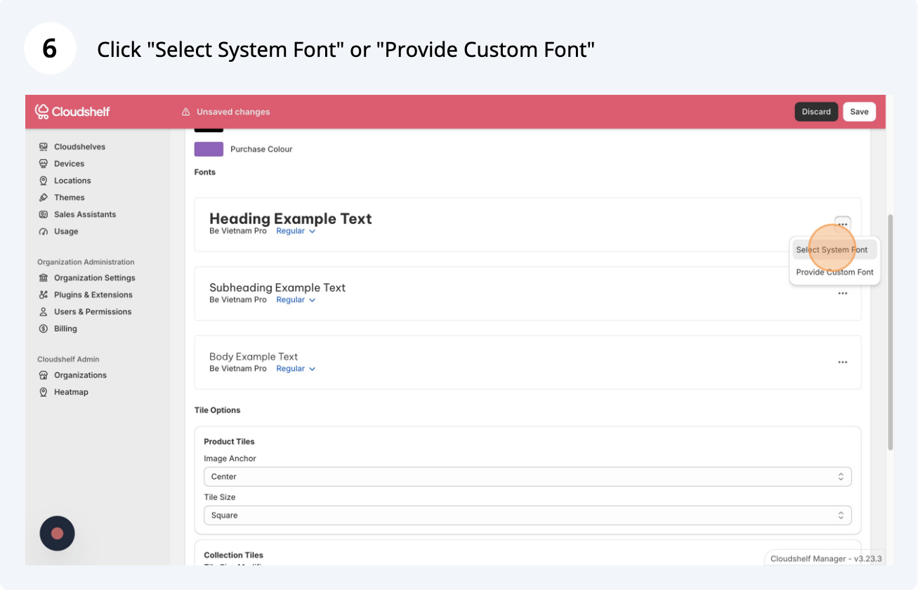 Fonts (screenshot 1 of 3)