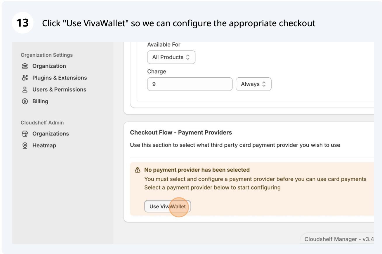 Add your Viva credentials (screenshot 1 of 4)