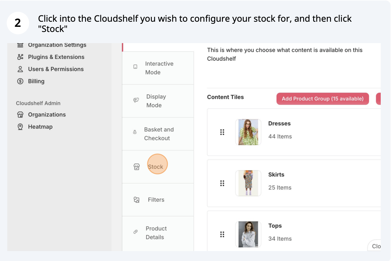 Stock settings (screenshot 2 of 5)