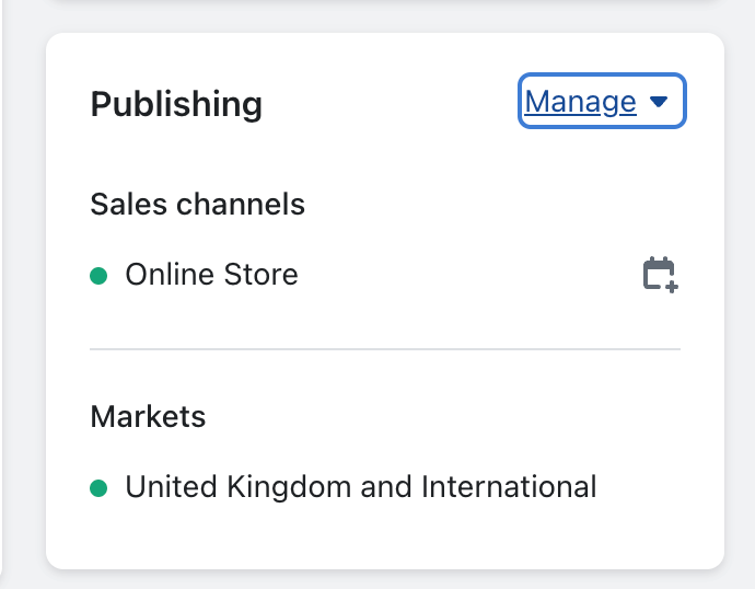 Manage sales channels (screenshot 2 of 3)