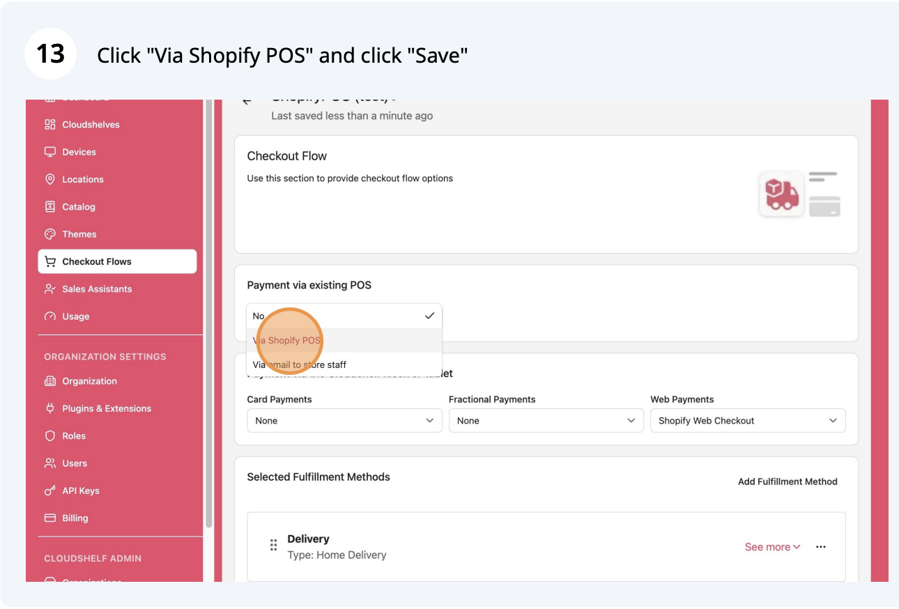 Configure Shopify POS, step 13 of 17