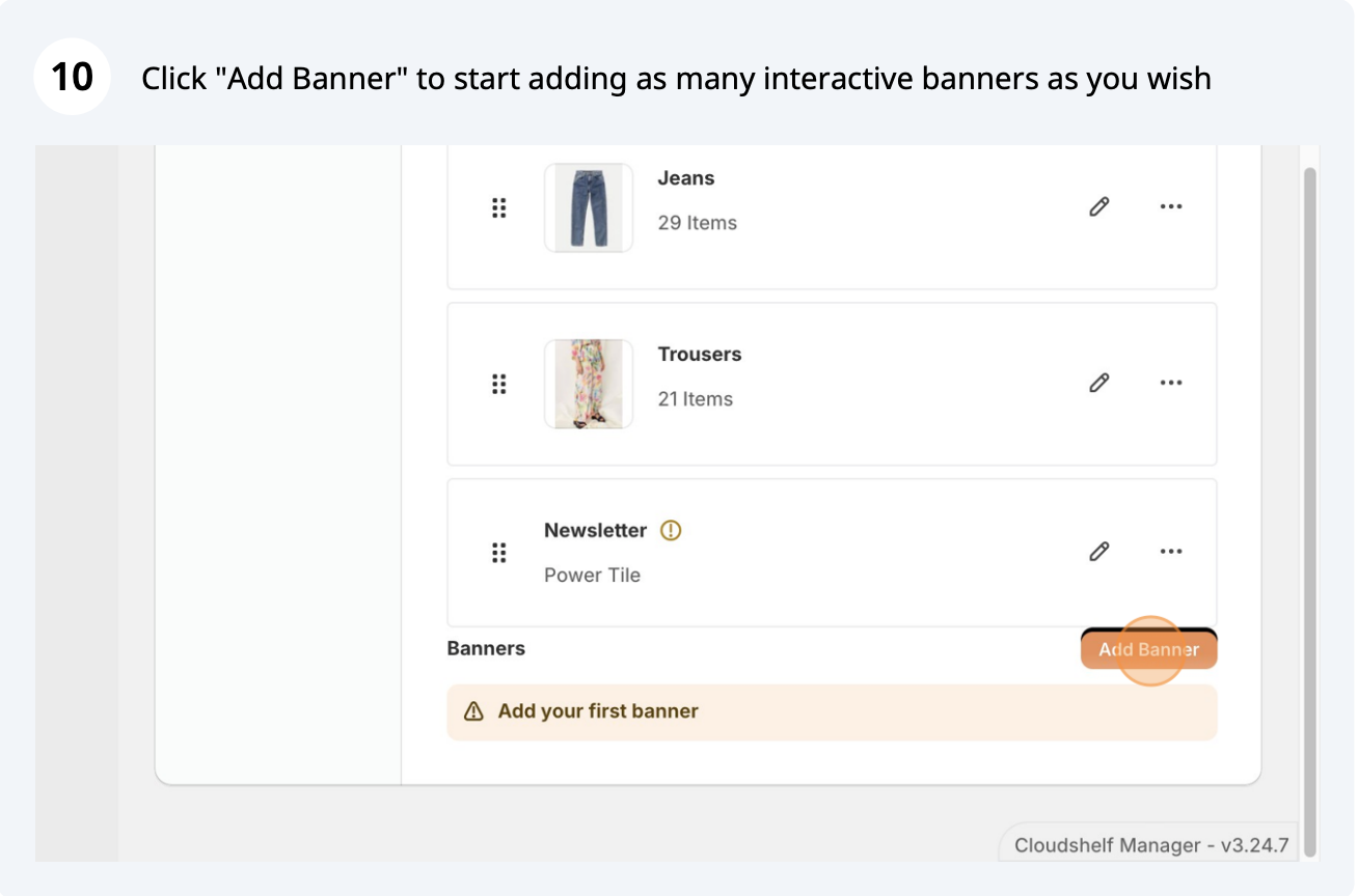 Add banner pages (screenshot 1 of 7)