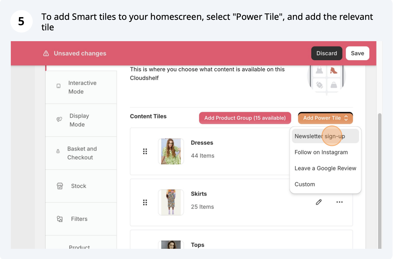 Add smart tiles (screenshot 1 of 5)