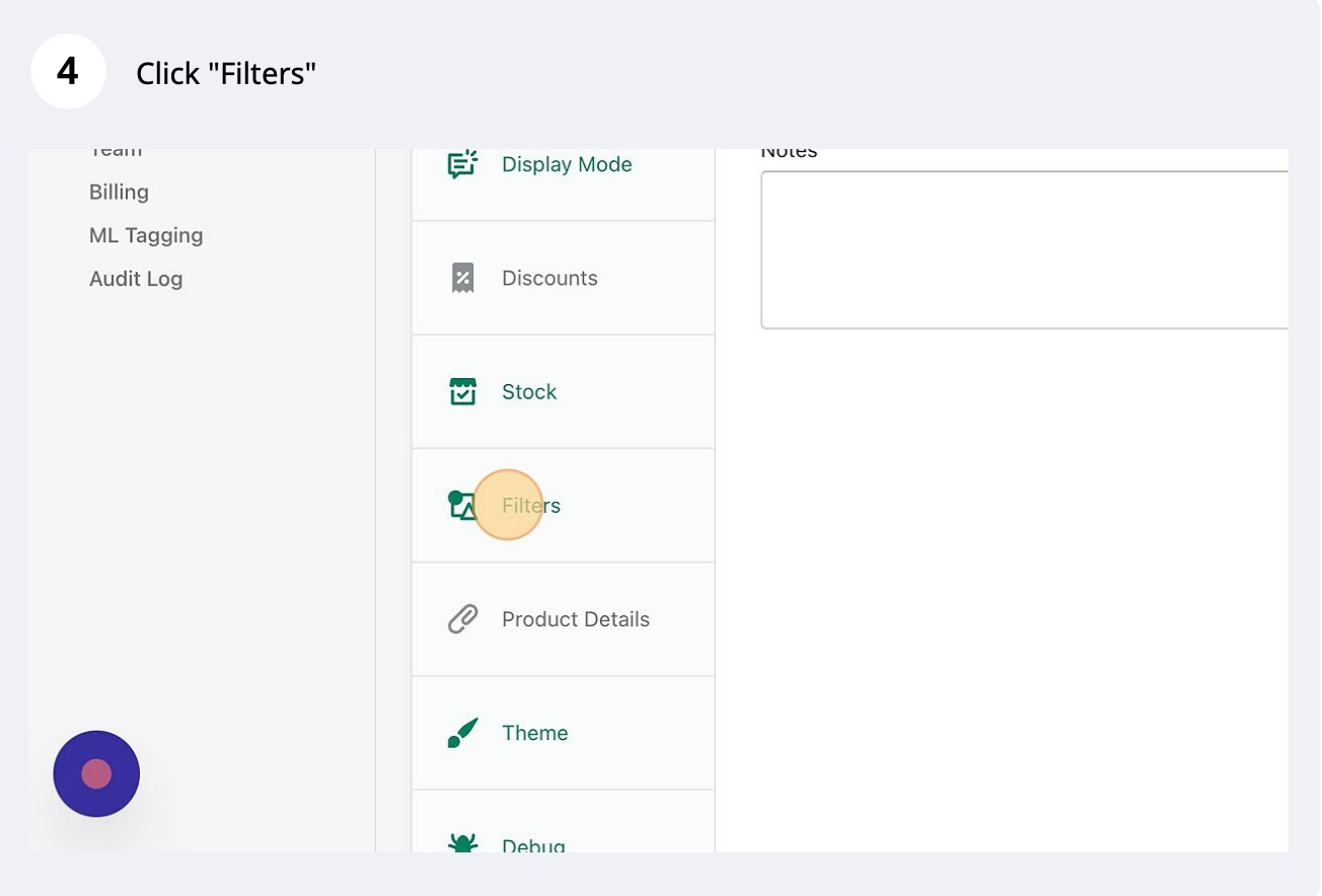 Metafields as filters, step 4 of 12