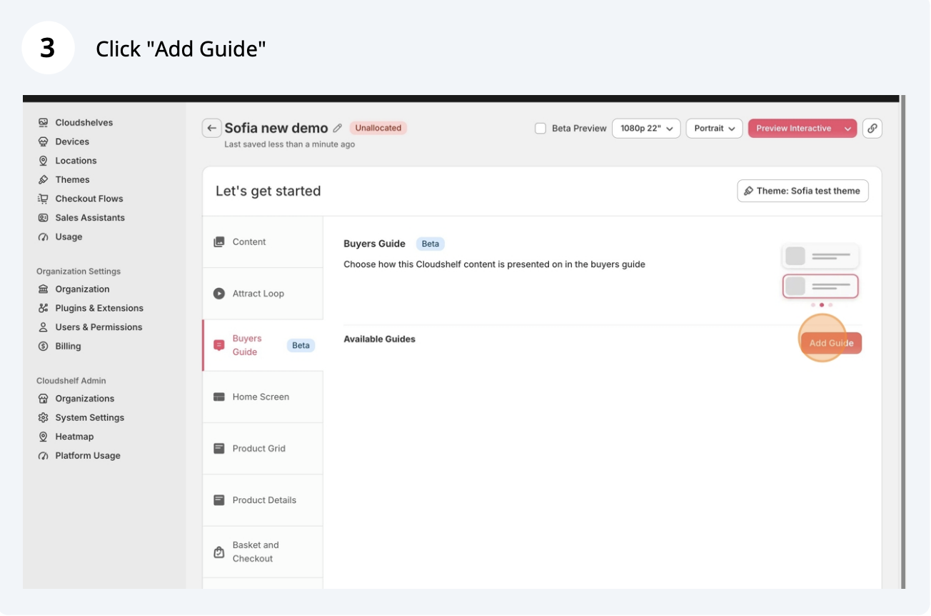 Create a buyer guide, step 3 of 20