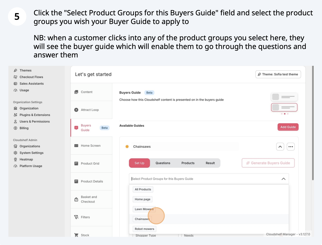 Create a buyer guide, step 5 of 20