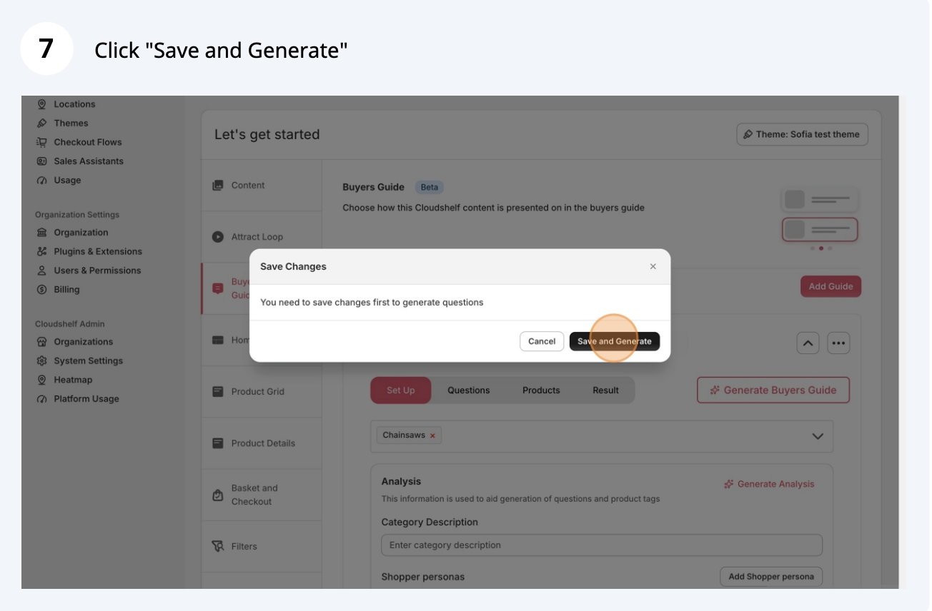 Create a buyer guide, step 7 of 20