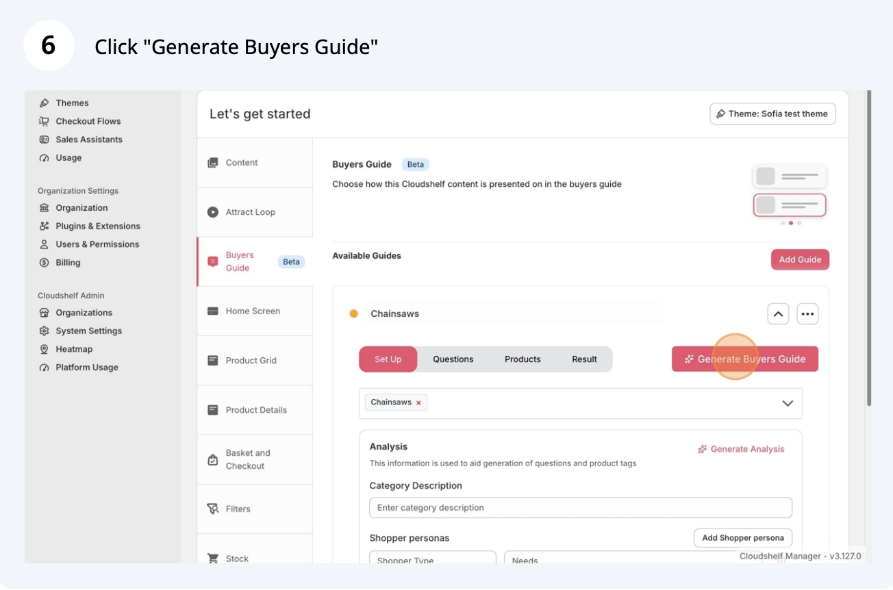Create a buyer guide, step 6 of 20
