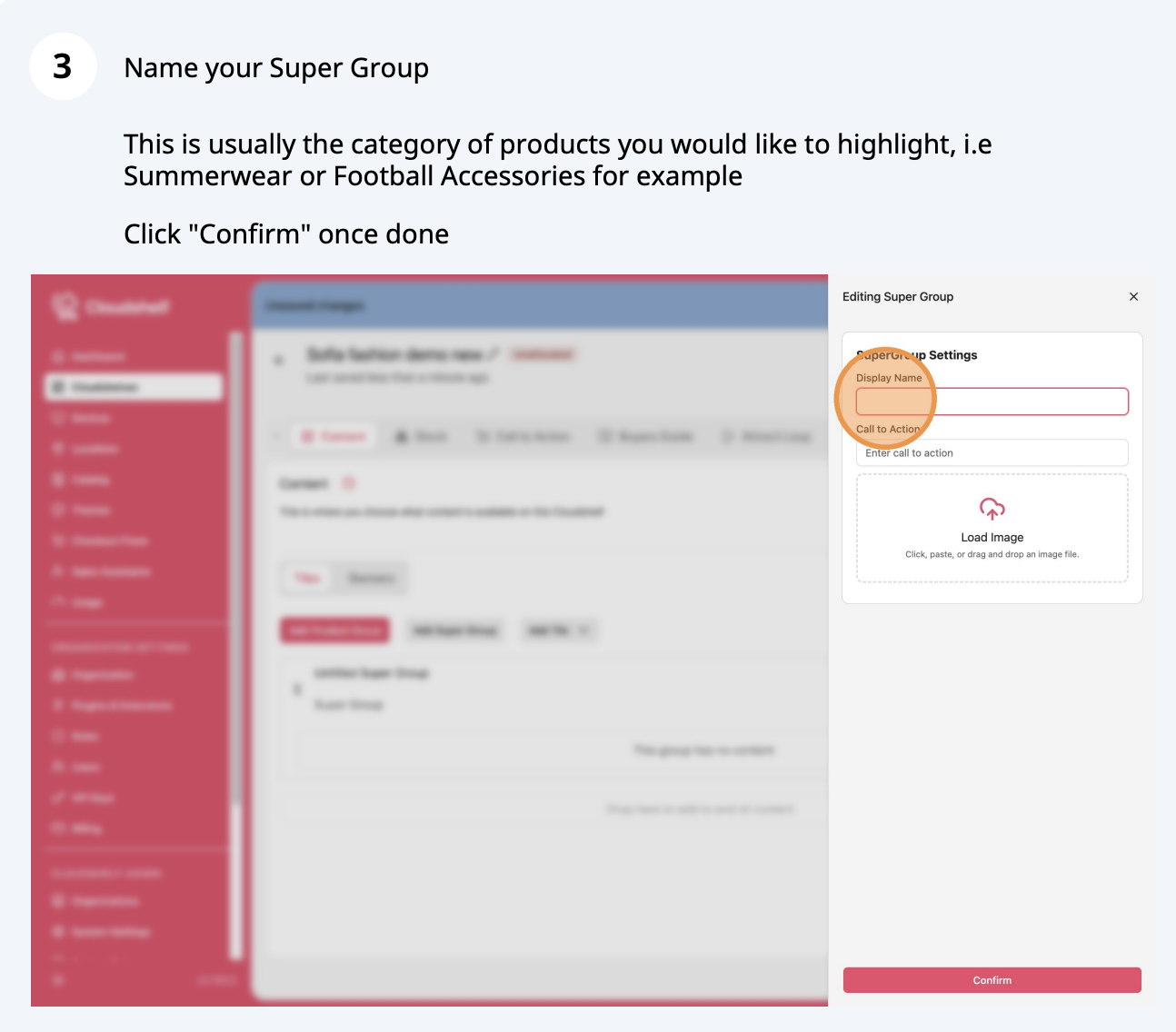Create Super Groups, step 3 of 13