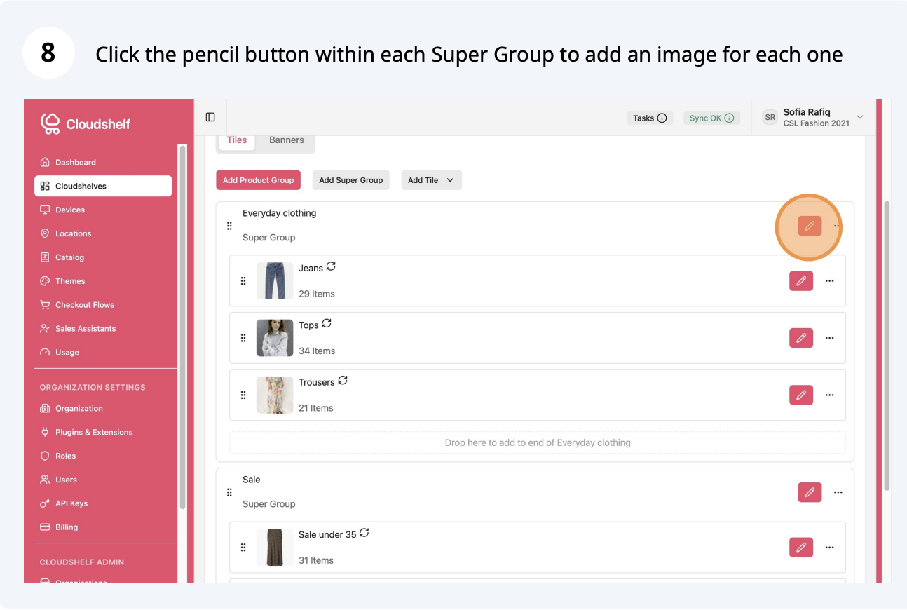 Create Super Groups, step 8 of 13