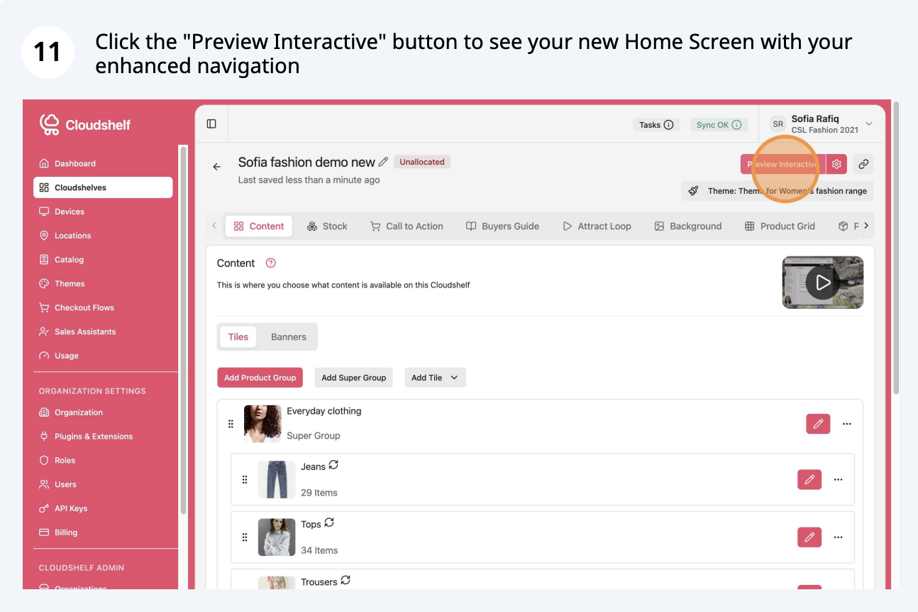 Create Super Groups, step 11 of 13