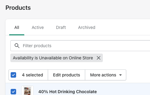 More actions, Remove channels, Cloudshelf (screenshot 3 of 3)