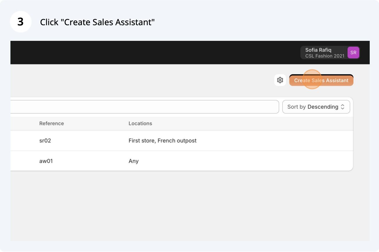 Register your sales team (screenshot 3 of 5)