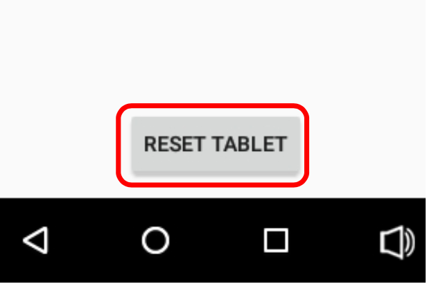 Reset tablet button