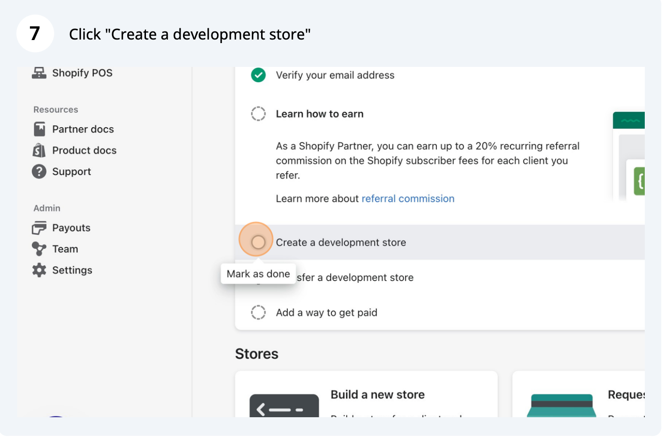 Shopify demo store, step 7 of 16