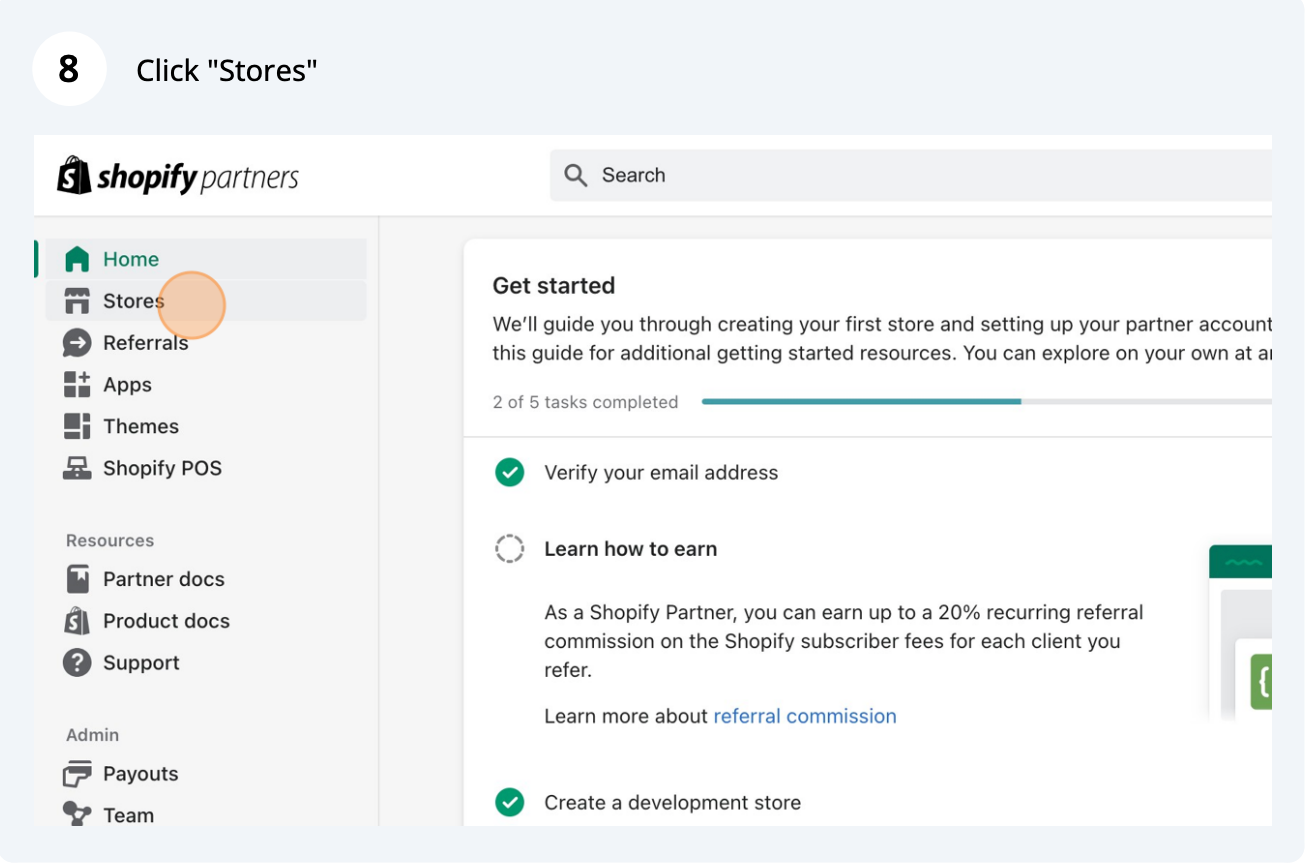 Shopify demo store, step 8 of 16