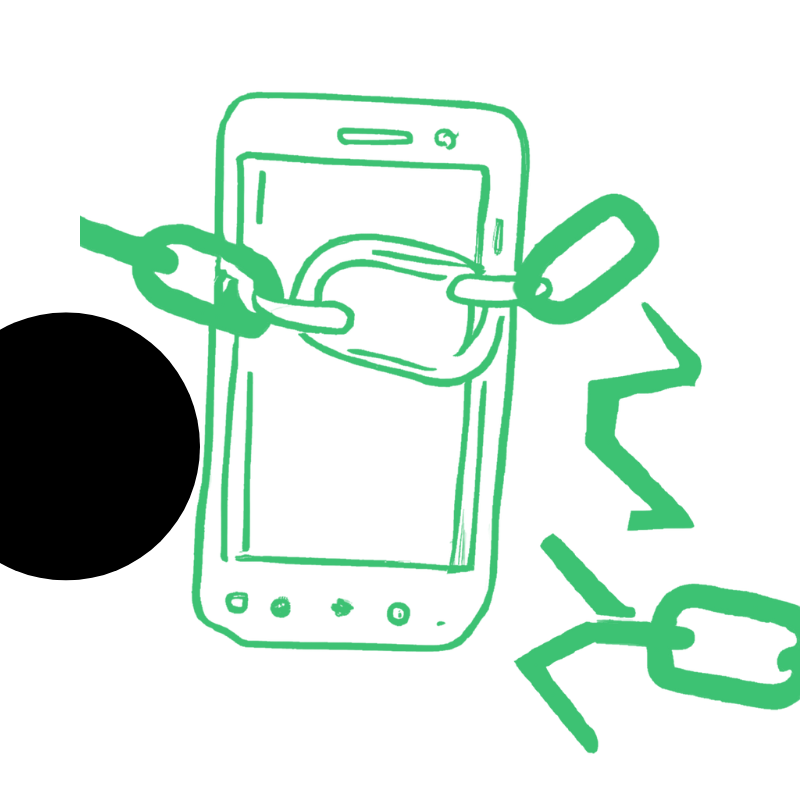 Mobile screen showing a kitchen with a virtual tour badge