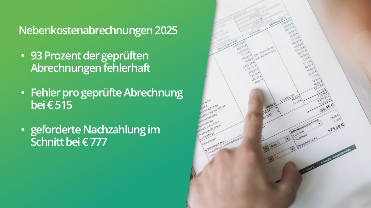 Nebenkostenabrechnung 2025