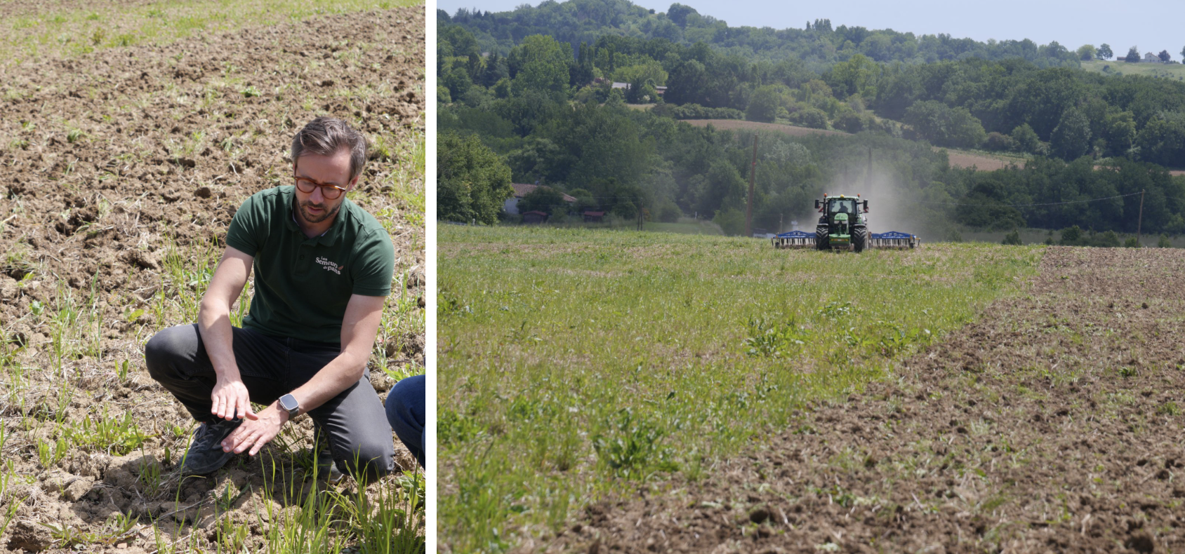 David sur la Ferme de Pérouti — pratiques agroécologiques et programme carbone