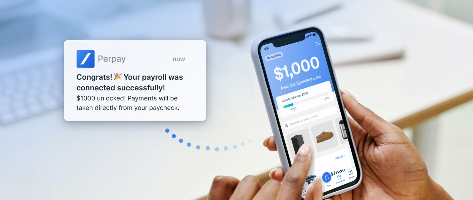 Pinwheel powers Pay by Paycheck for Perpay