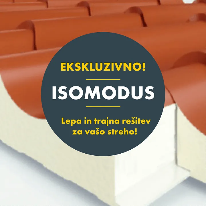 EKSKLUZIVNO! – Kovinski strešni panel ISODOMUS / ISODOMUS MONO