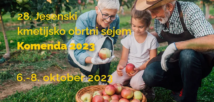 28. jesenski kmetijsko obrtni sejem Komenda 2023