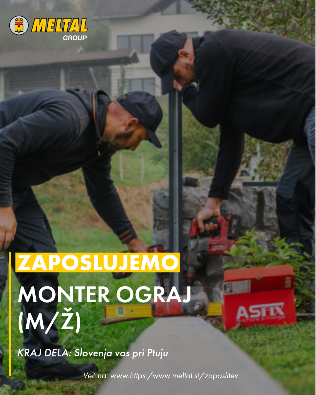 MONTER OGRAJ (M/Ž)