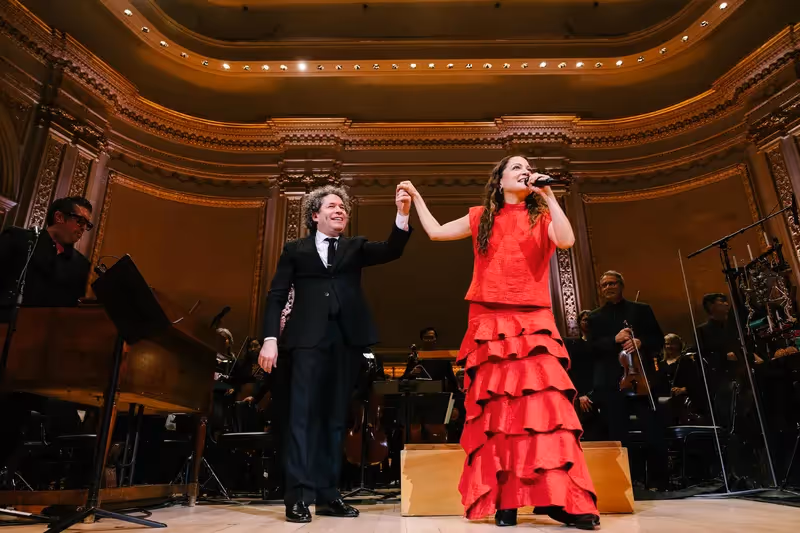 A whimsical night with Natalia Lafourcade and Gustavo Dudamel