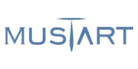 The word "MUSART" in blue uppercase letters with a stylized vertical line through the "A".