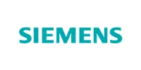SIEMENS logo in teal text on a white background.