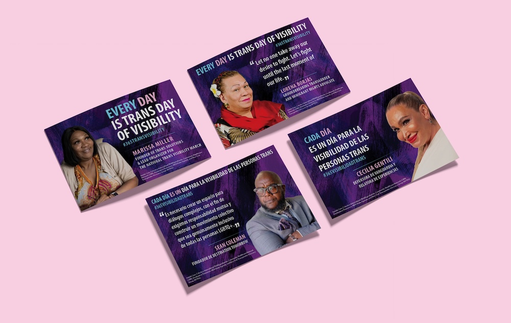 Every Day is Transgender Day of Visibility for Amida Care — bilingual communications collateral