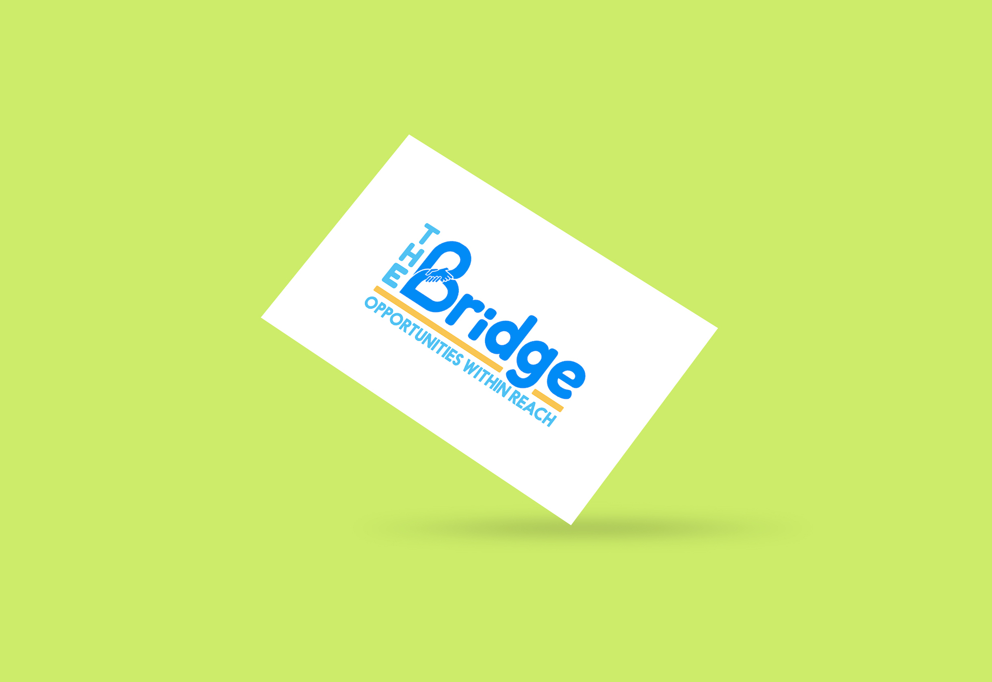 The Bridge logo — combination mark design