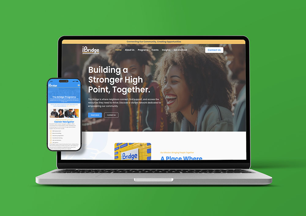 The Bridge Community Hub Brand Launch and Website