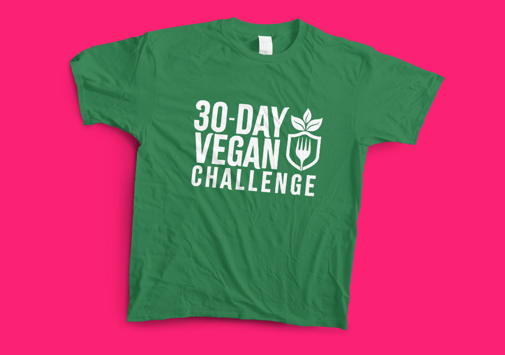 30-Day Vegan Challenge Awareness Campaign Brand