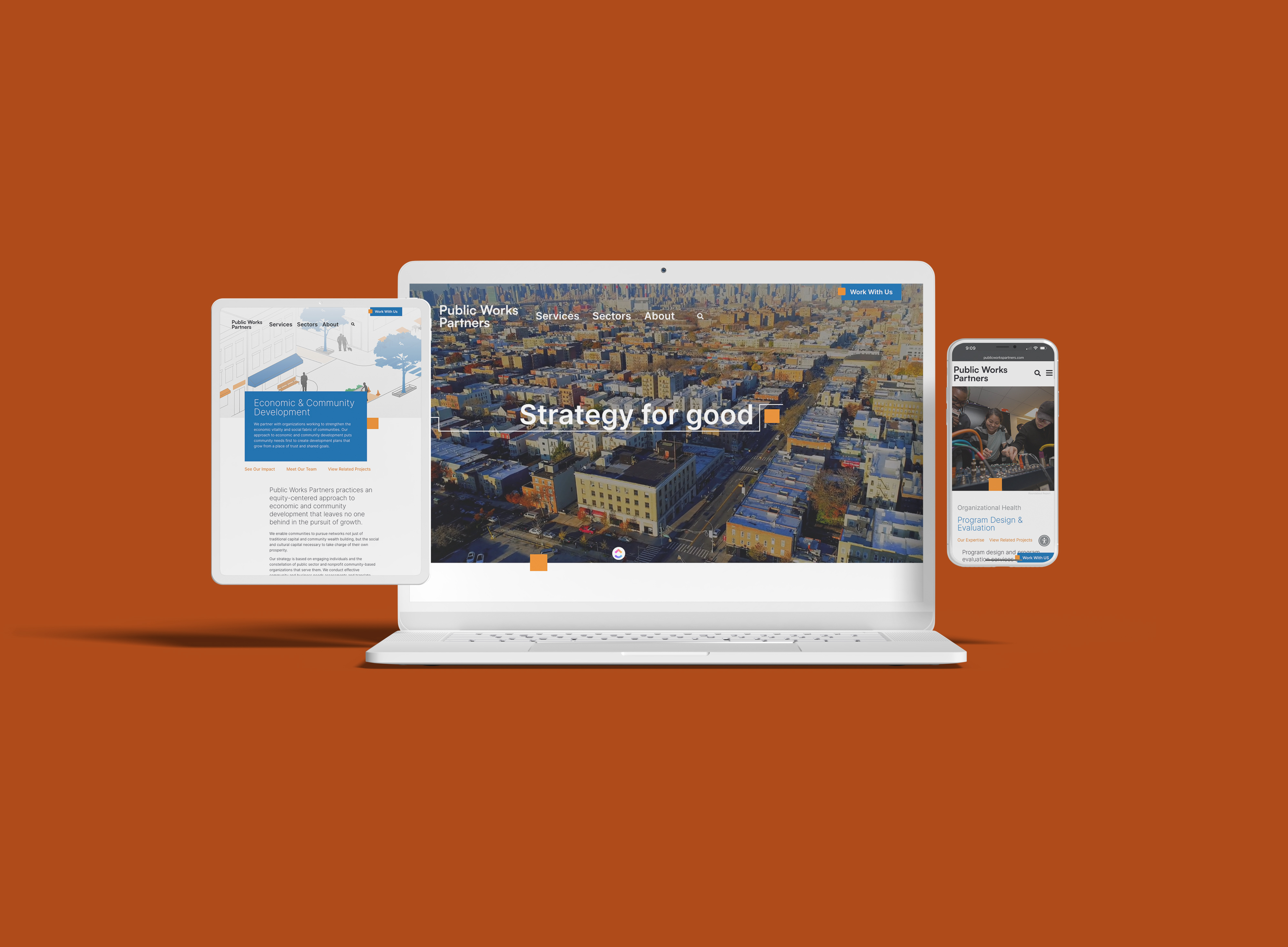 Public Works Partners Site Evolution — A Clarity to Communicate
